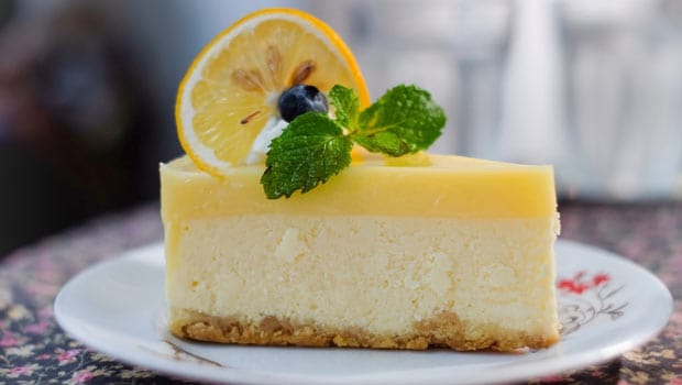 Lemon cheese cake